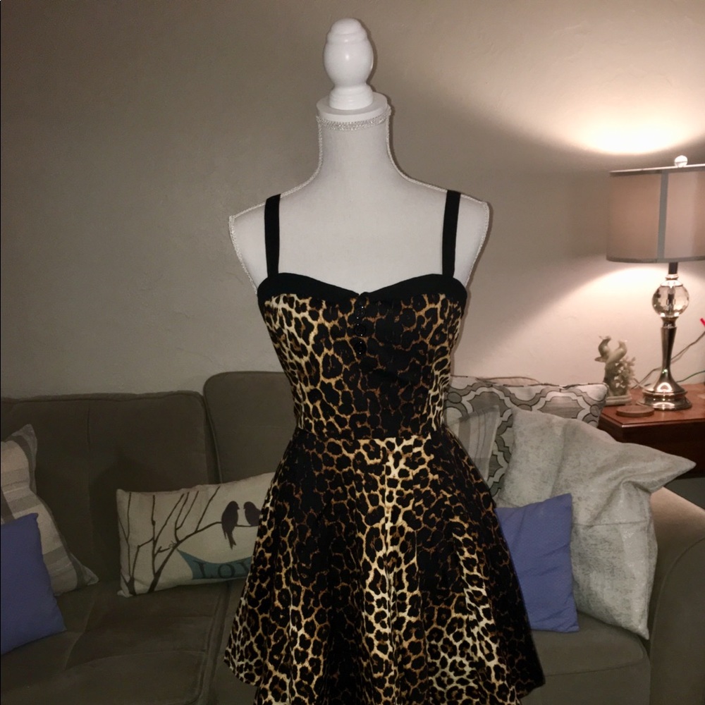Cheetah Print Dress